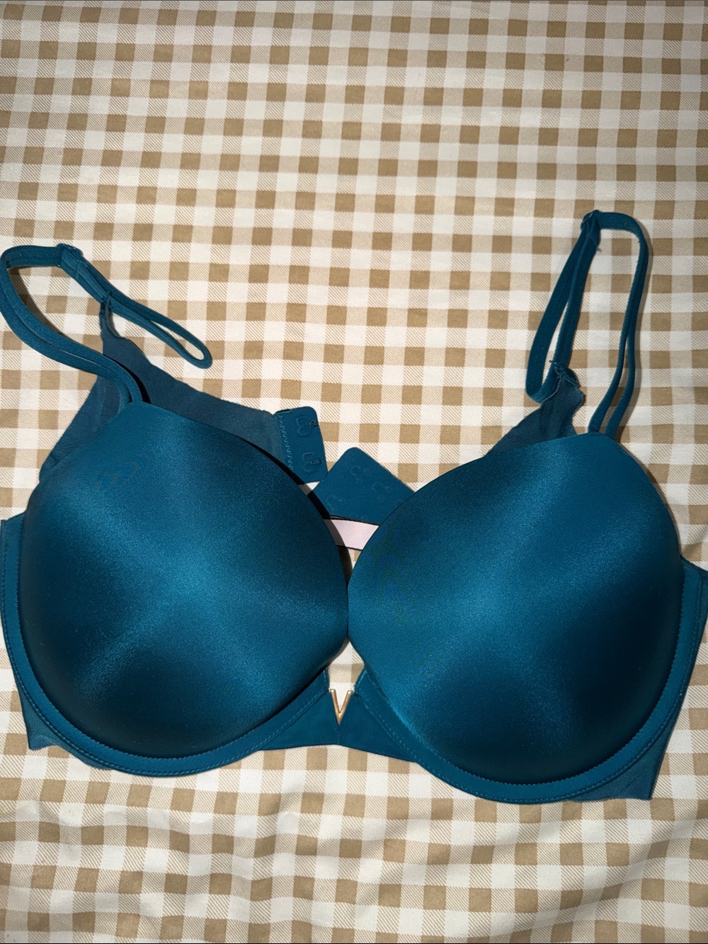 Victoria's Secret Teal Smooth T-Shirt Bra